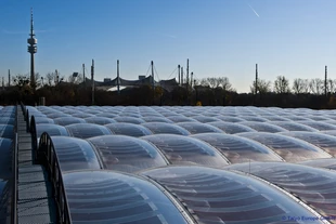 Carportdach Münchener Abfallwirtschaftsbetriebe